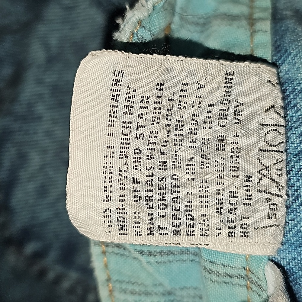 Vintage 80s Unionbay Chic Blue Acid Wash Jeans w/yoke& tapered leg Size 7x 29 - Picture 11 of 13